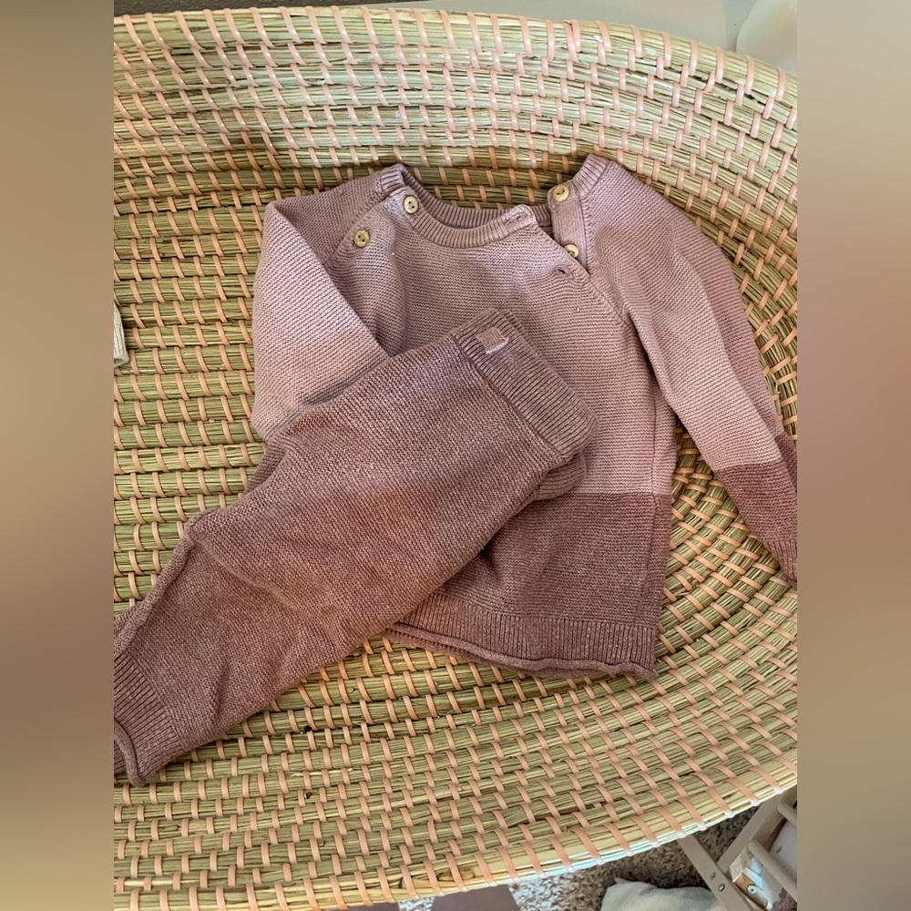 Baby girl H&M top and bottom